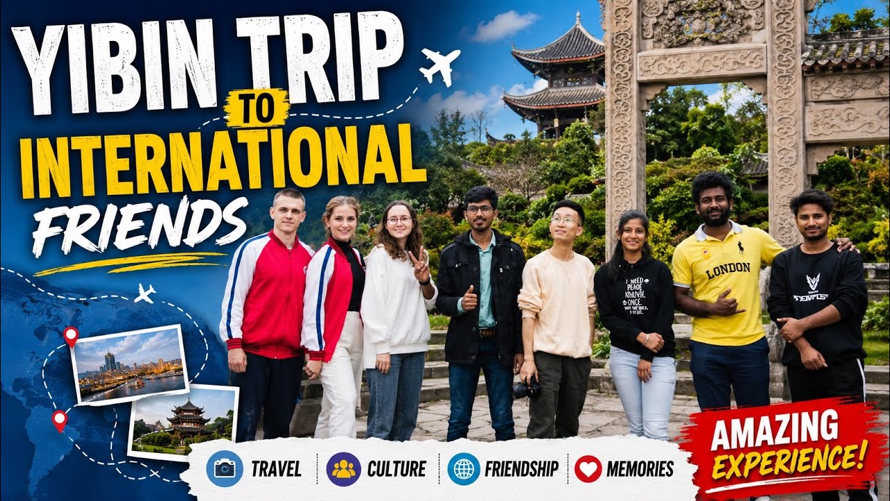 Yibin China Trip EP.1 | Our Journey Begins with International Friends!