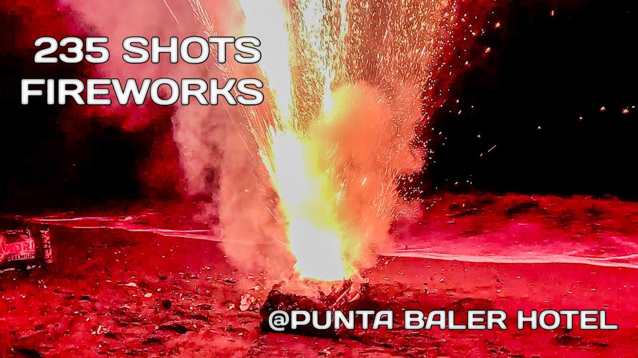 235 Shots Customized Fireworks by Leegendary Fireworks || Punta Baler Hotel, 24 June 2023 🔥🔥🔥