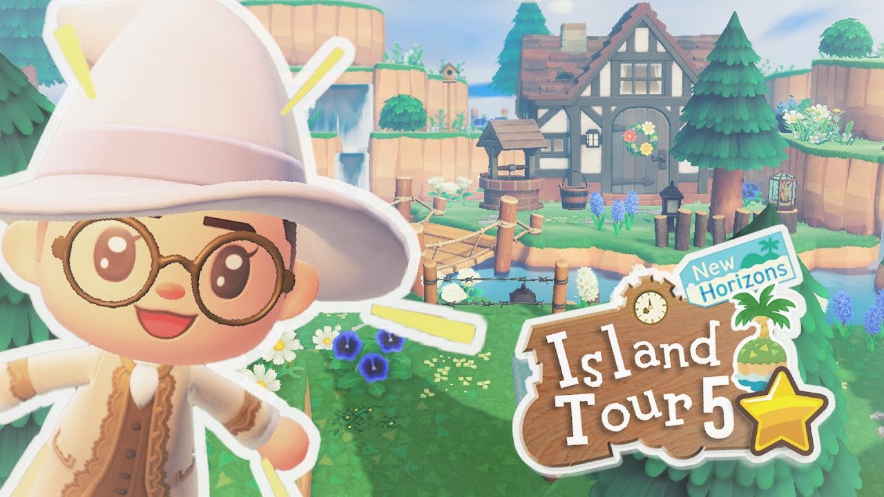 Island Tour | Animal Crossing New Horizons FR - la visite de mon &icirc;le 5 &eacute;toiles ⭐🔮