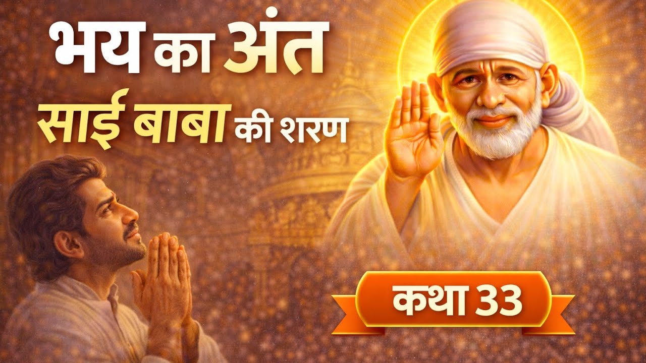 साईशरण, भय का अंत 🙏🏻 साईकथा-३३ #saikatha #sailadlireena #saisatcharitra #
