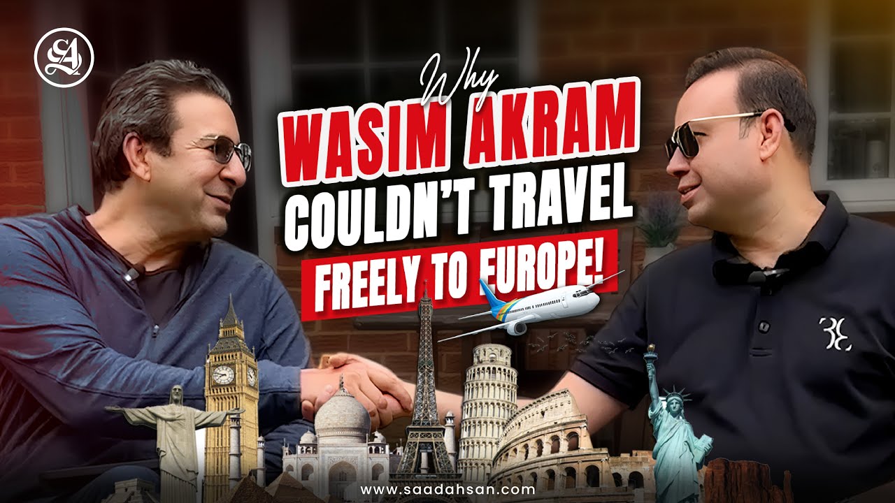 Wasim Akram's International Travel Struggle Ends with Ahsan Khaliq's SHOCKING Solution