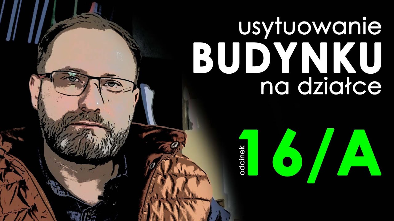 usytuowanie budynku na działce