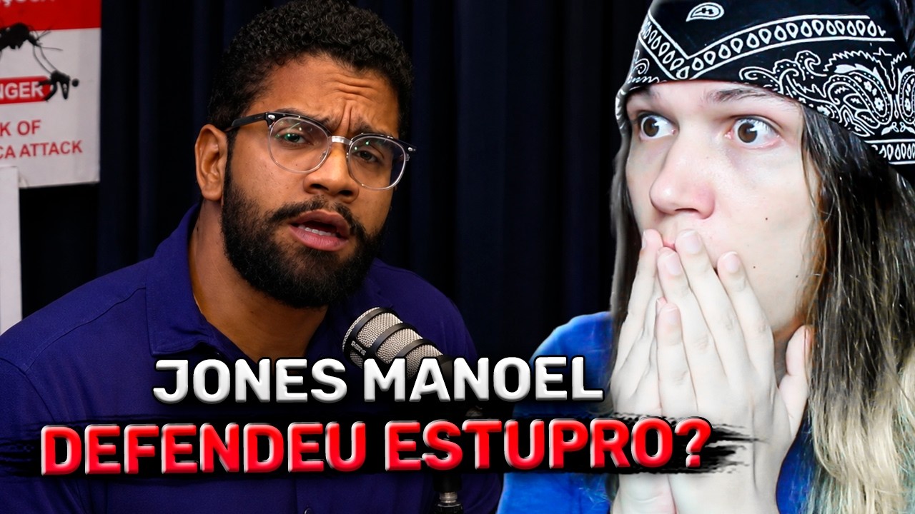 JONES MANOEL DEFENDENDO ESTUPRO COLETIVO???