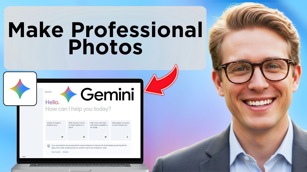 Как сделать профессиональное фото для резюме с Gemini (руководство 2025 года)