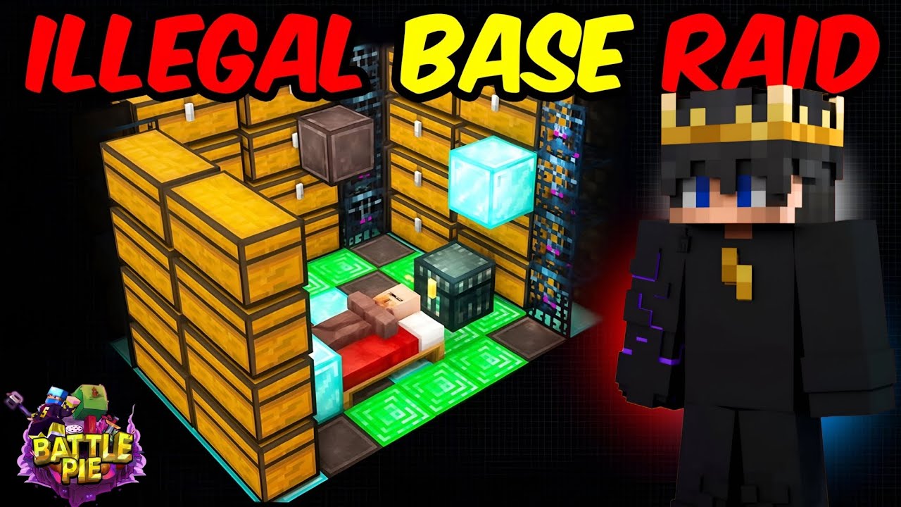 I DESTROYED an ILLEGAL BASE in Battle Pie! 💣 | Insane Raid #vishalplayz23 @YesSmartyPie 