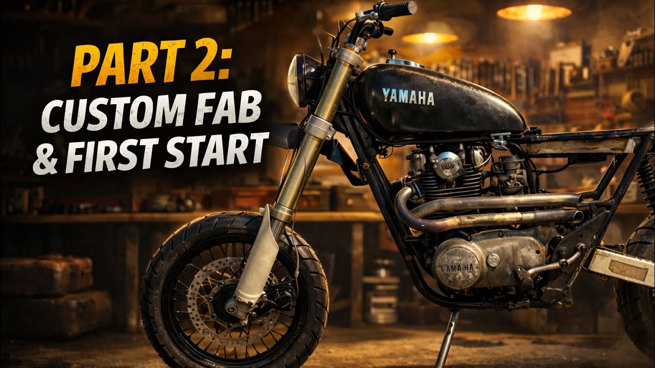 Ultimate Yamaha XS650 Scrambler/Supermoto Build- Part 2