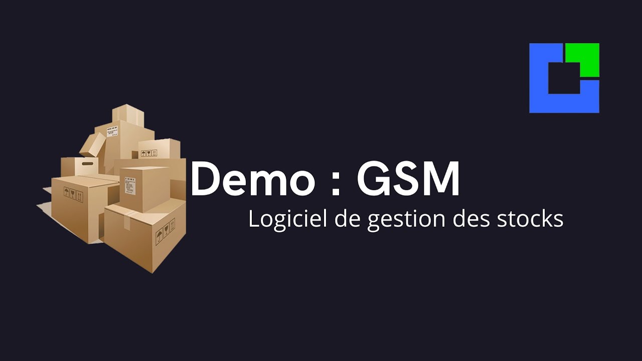 Démonstration logiciel de gestion de stock GSM