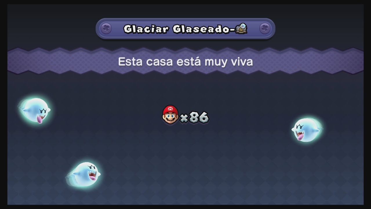 New Super Mario Bros. U: Glaciar Glaseado - Esta casa está muy viva