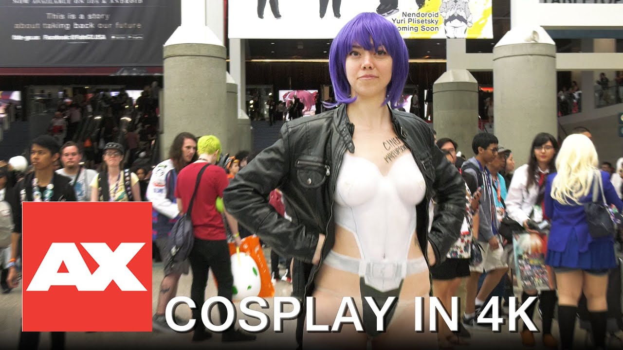 Anime Expo COSPLAY RETROWAVE in 4K
