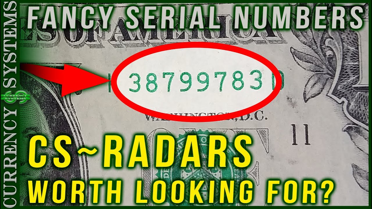 CS~Radar and Values and everything Fancy Serial Number related.