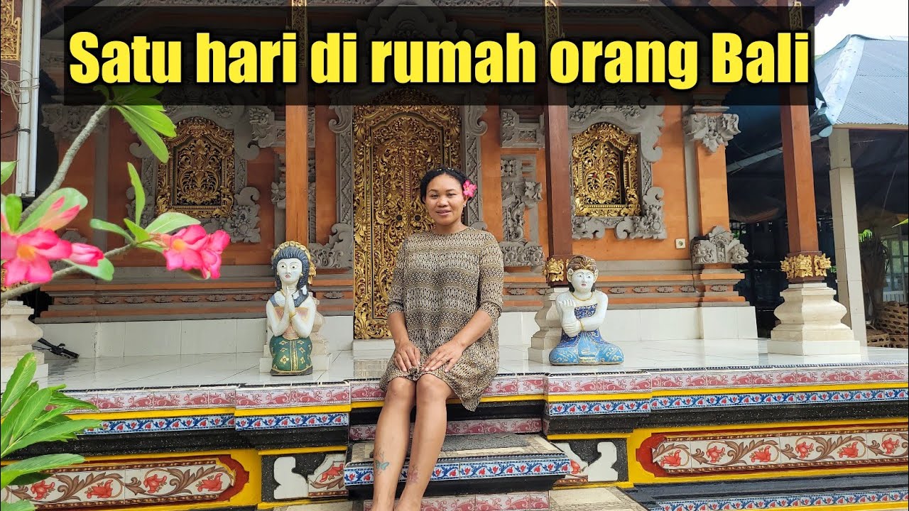 Ternyata begini indahnya Rumah tradisional Bali. Berkunjung kerumah milik temanku di Bali