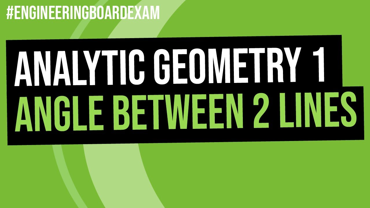 Angle between two lines