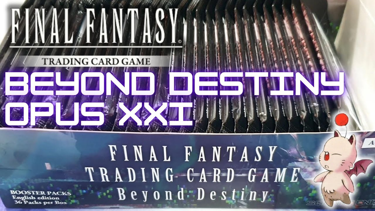 Final Fantasy TCG - Beyond Destiny - Opus XXI - Booster Packs Opening