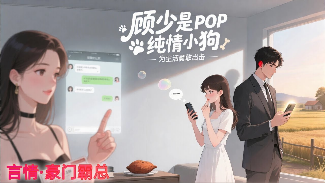 《顧少是純情小狗》顧言箴是圈子裡出了名的清冷禁欲。大小姐不想和他聯姻，於是在網上發帖：「誰能拿下顧言箴，我給她一百萬！」我窮得吃不起飯，轉手加了他的微信。每天雷打不動一張身材照勾引。
