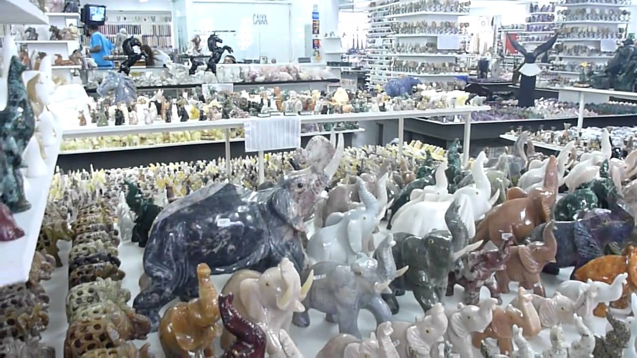 Brazilian Colored stone gift shopping market - Part 03 of 03