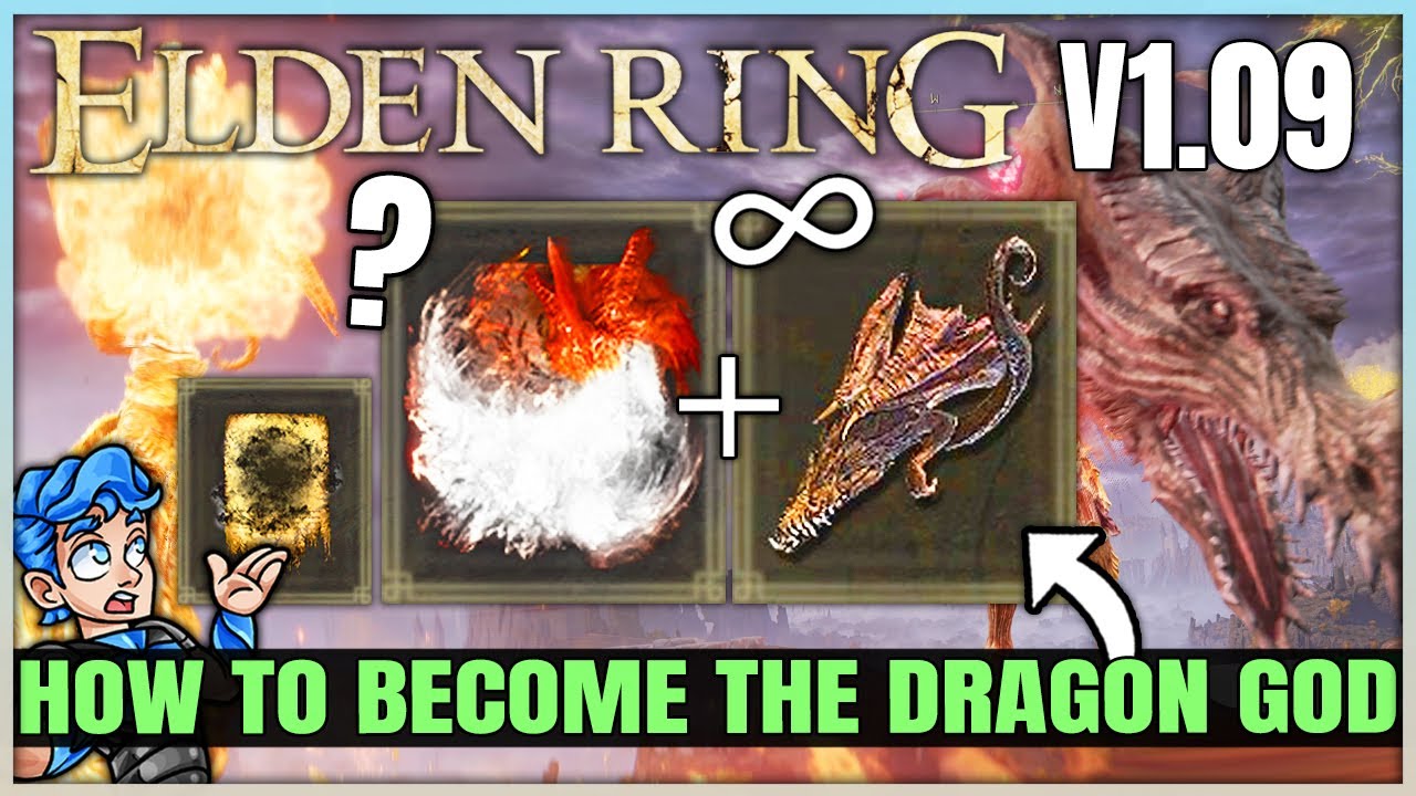 New 1.09 Darkness Dragon is Actually INSANE - This BIG Buff = HUGE Damage - Best Elden Ring Build!