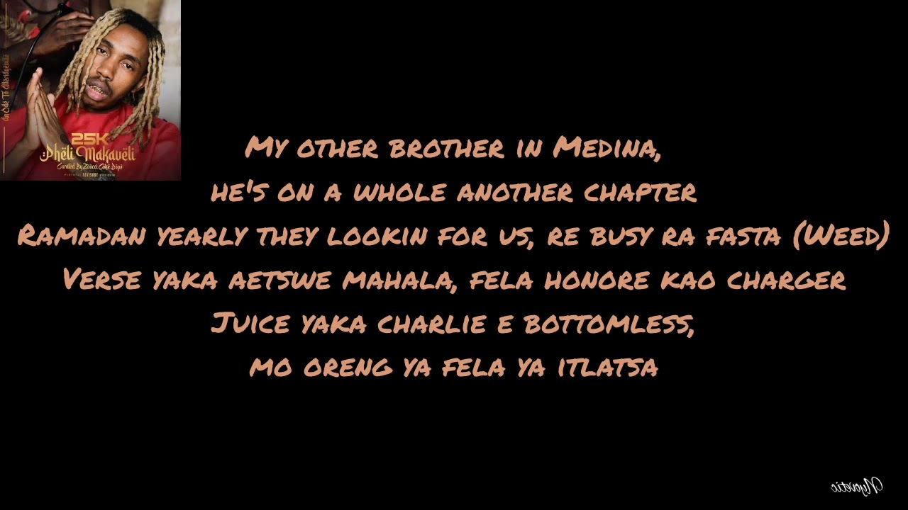 pheli makaveli lyrics by @25k