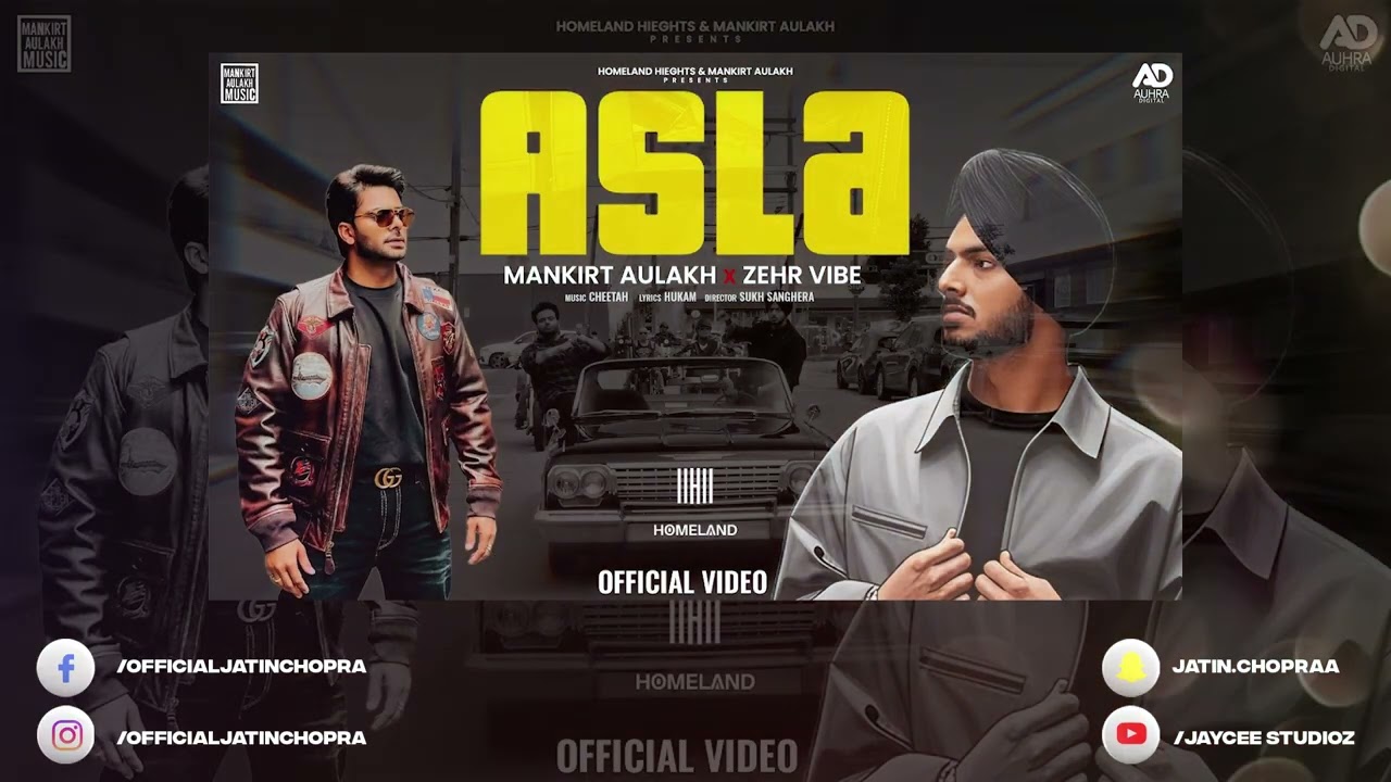 Asla | Mankirt Aulakh | Zehr Vibe | Concert Hall | DSP Edition Punjabi Songs @JayCeeStudioz