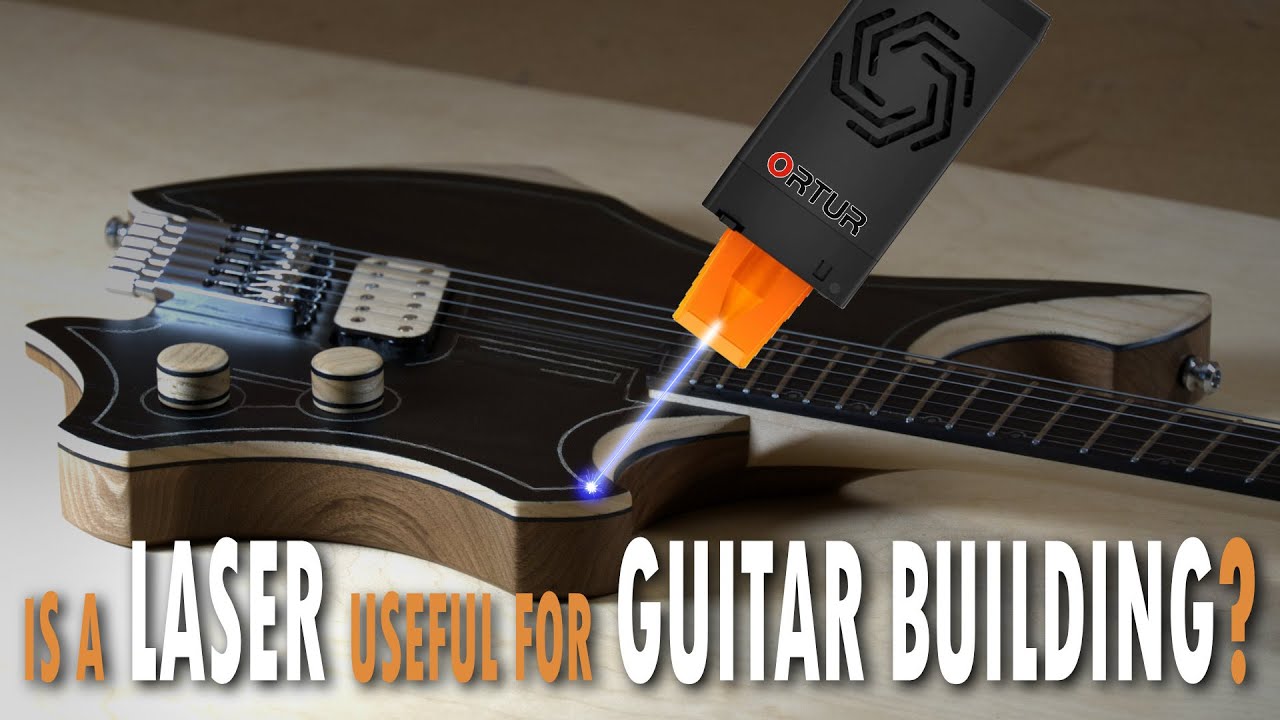 Building headless electric guitar with some help from Ortur laser engraver. Full Guitar Build Video