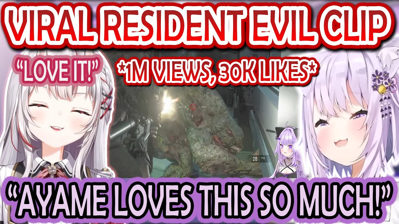 Ayame Loves Okayu's Resident Evil Screaming Clip That's Going Viral on Twitter