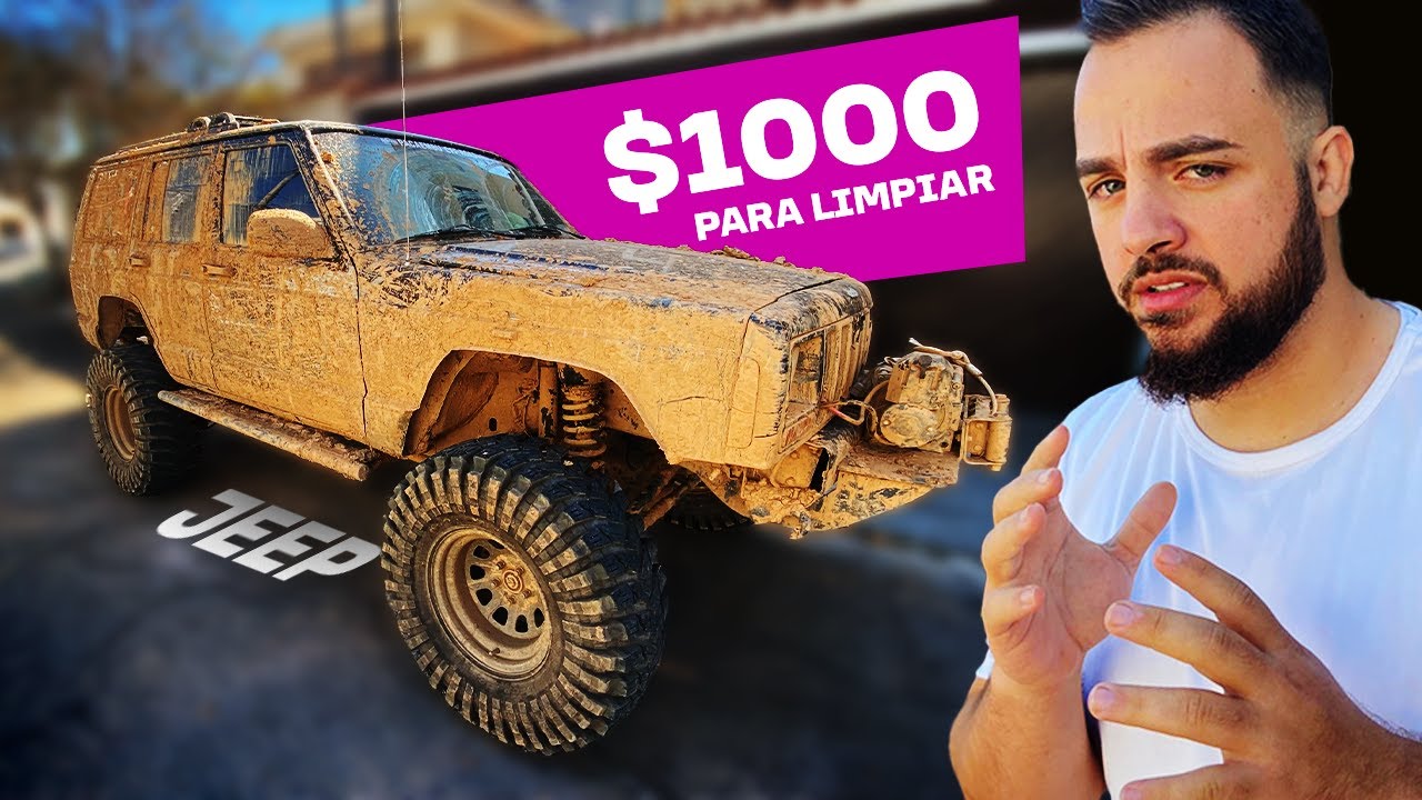 LIMPIEZA PROFUNDA DEL MONSTRUO DE BARRO M&Aacute;S SUCIO | DETALLADO DE JEEP