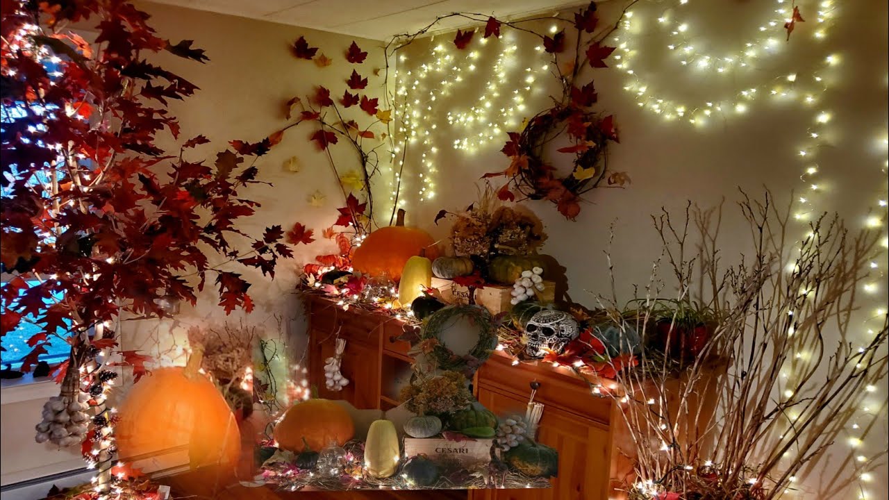 AUTUMN DIY AMBIANCE INDOOR all the materials i found around our place #autumn #nature's