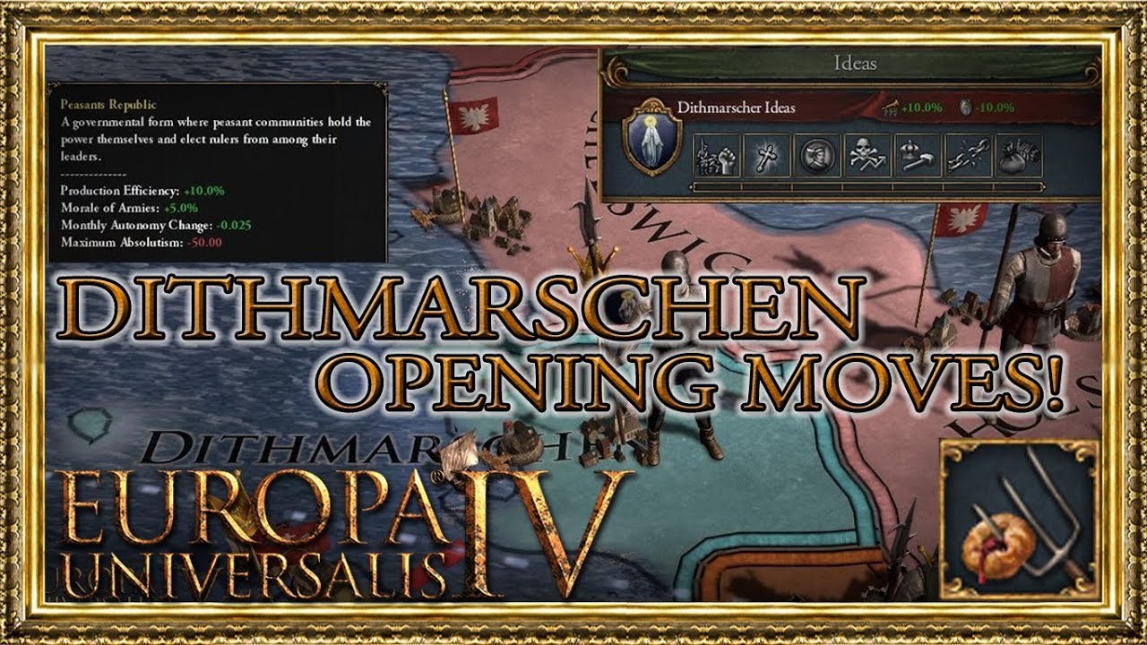 EU4 - Dithmarschen Opening Moves Guide!