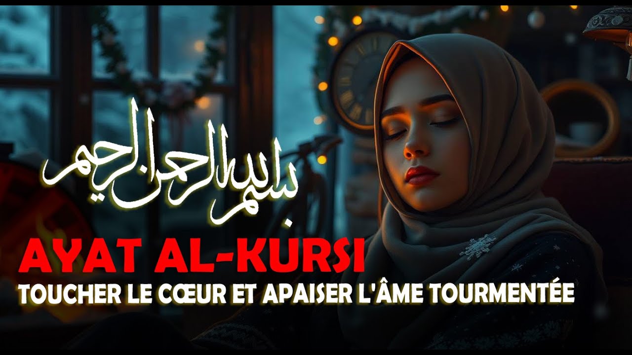 Ayat al-Kursi récitée lentement pour sérénité et bénédictions infinies