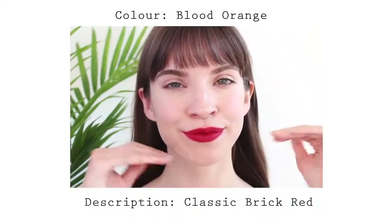 100 PERCENT PURE COCOA MATTE LIPSTICK SWATCHES  20 SHADES!  100% PURE & holistichabits