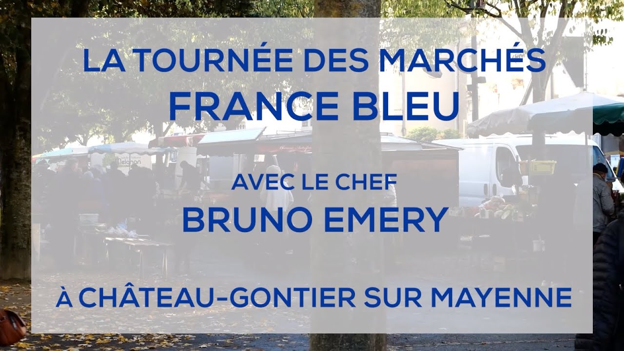Tournée des marchés France Bleu à Château-Gontier sur Mayenne