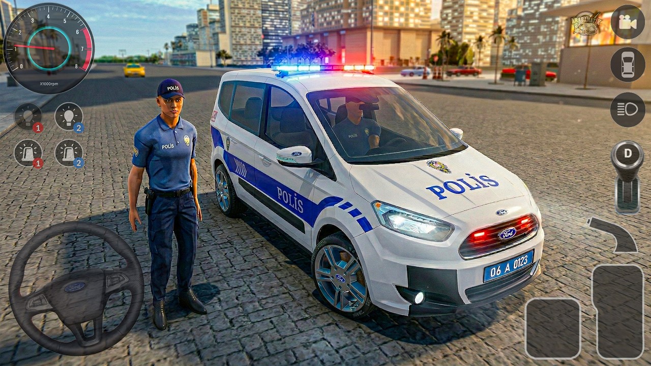 Ford Tourneo T&uuml;rk Polis Arabası S&uuml;r&uuml;ş Oyunu - Polis Oyunu 2026 #236 - Android GamePlay