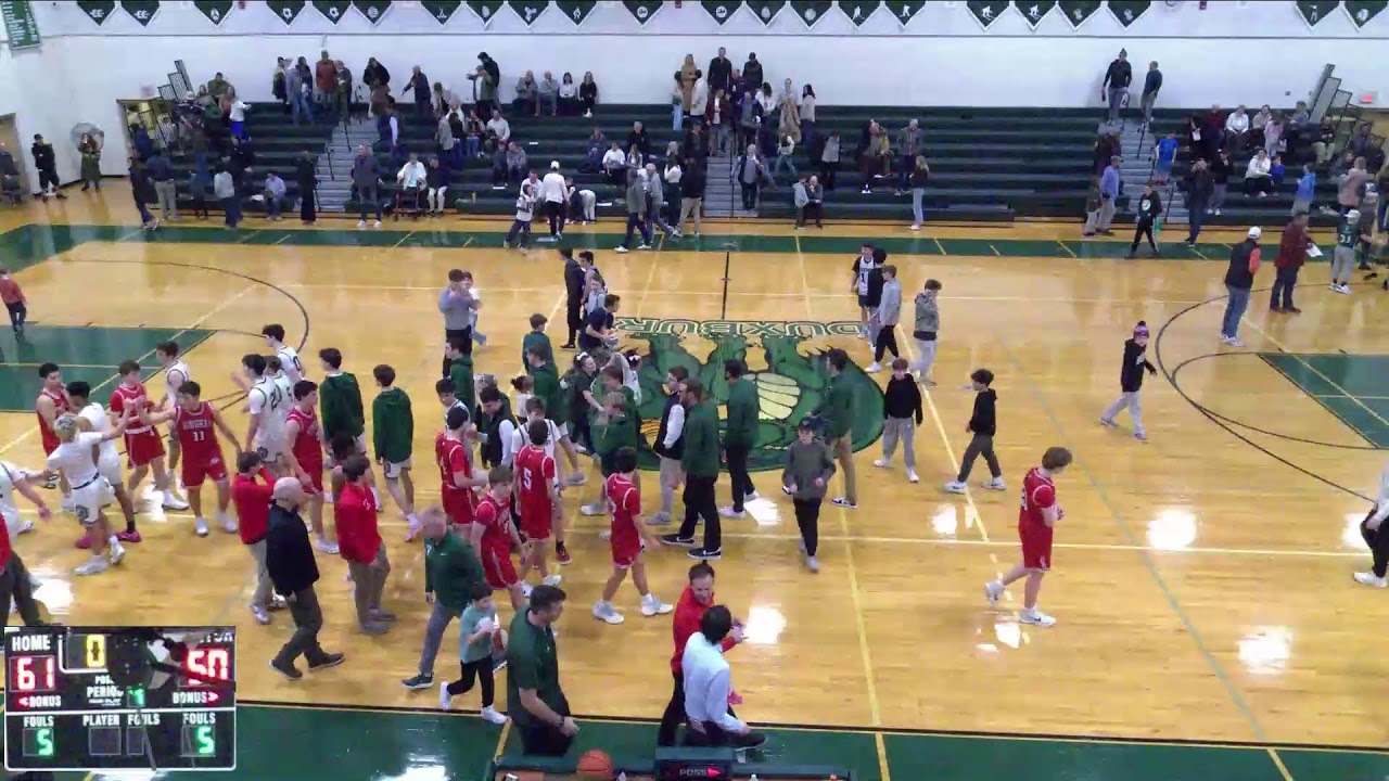 Duxbury High School vs Hingham High School Mens Varsity Basketball