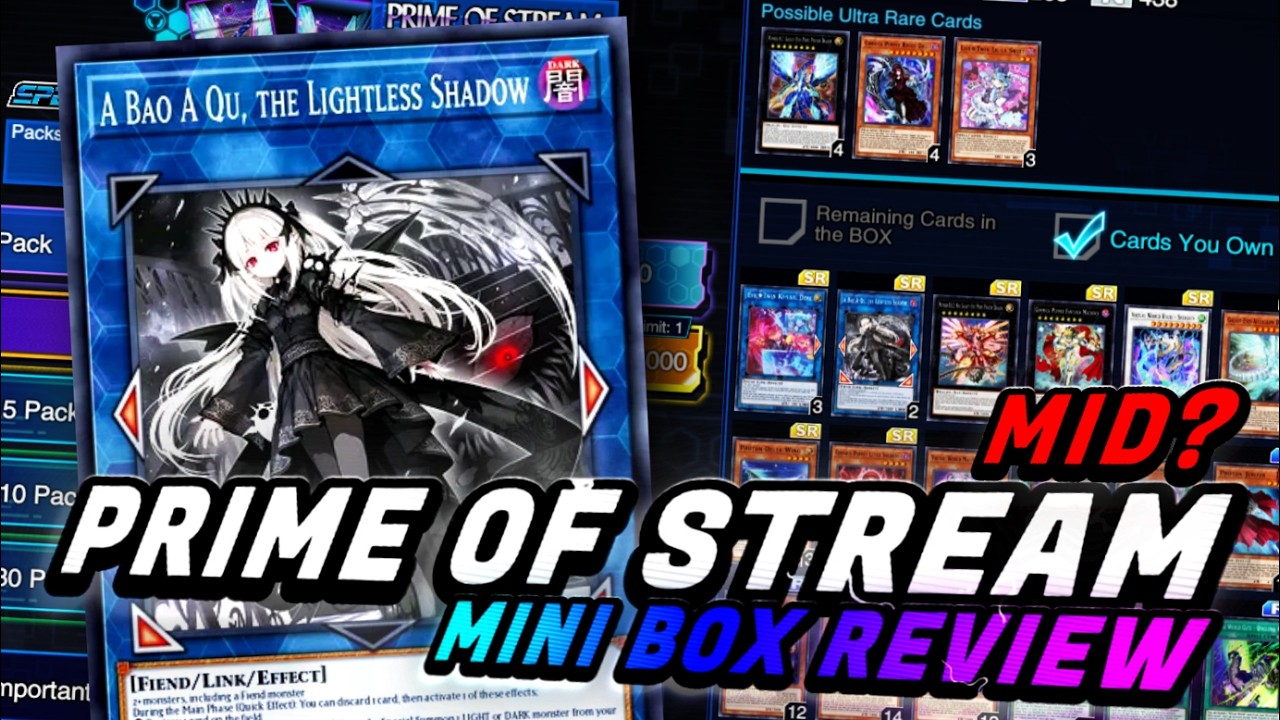 WORST BOX OF THE YEAR?! Prime Of Stream MINI Box Review [DUEL LINKS]