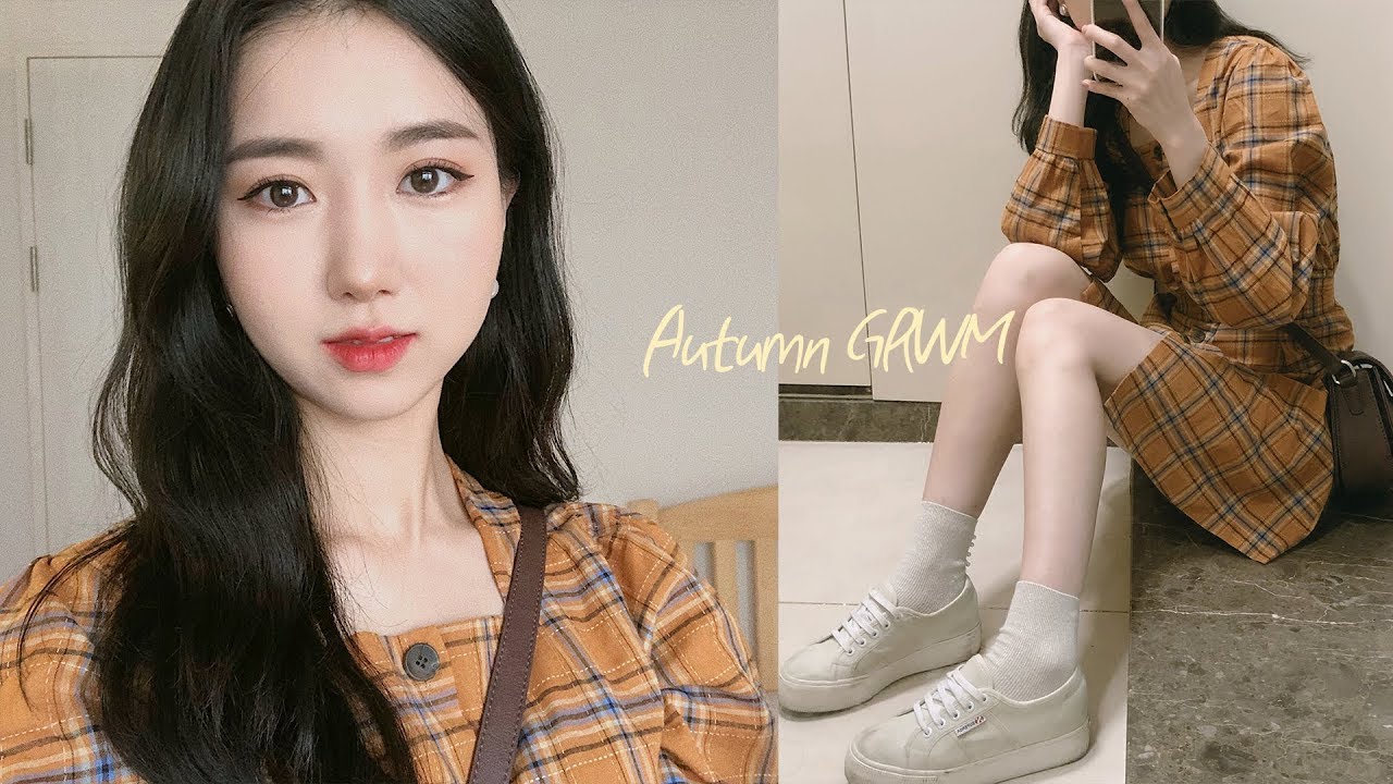 (ENG) 따뜻한 커스터드 스타일링 같이 준비해요! 🍮 가을 체크 코디 Get Ready With Me | Minjeong Park