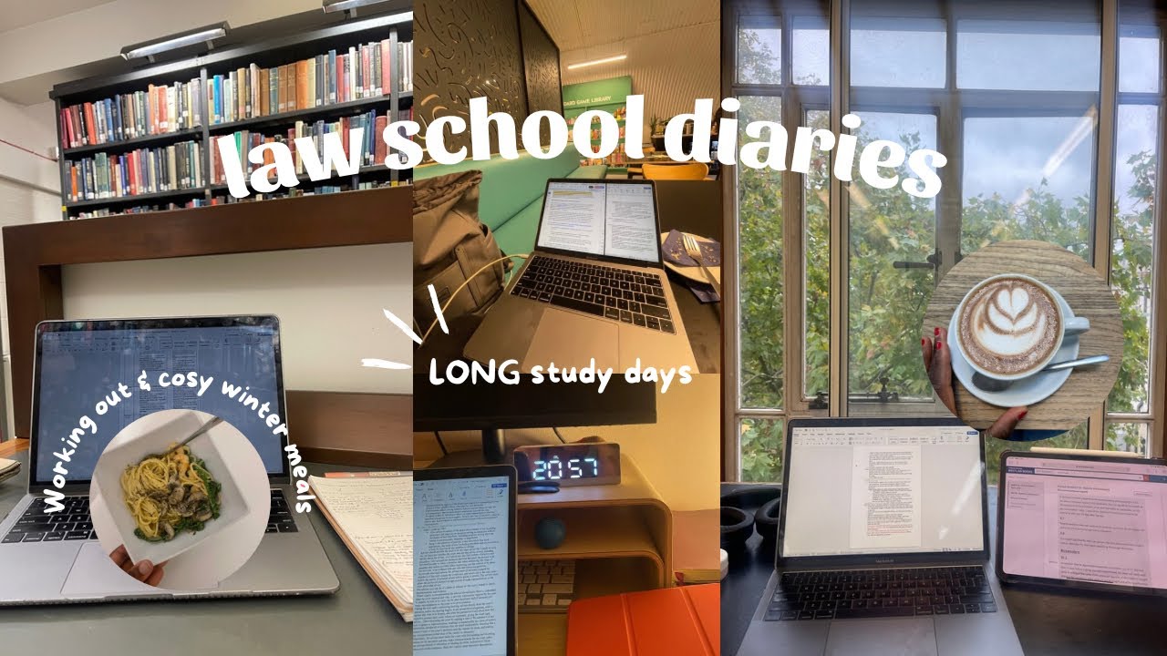 law school diaries👩🏾‍⚖️12 hour study days, prepping for the bar exam, working out & cooking🍵🥘