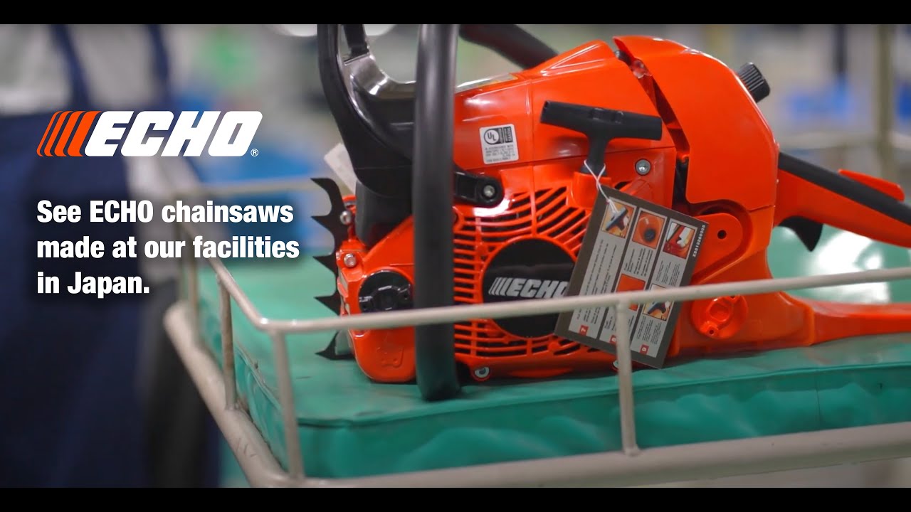 Making ECHO chainsaws and power tools in Japan.