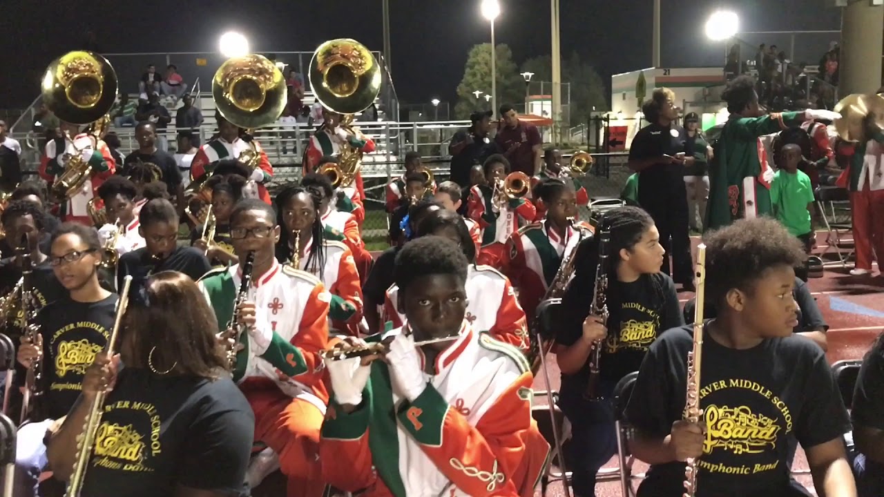 170929 Jones High School (Orlando, FL)  Marching Tigers Middle School Night JHS 37 - Bishop Moore 7