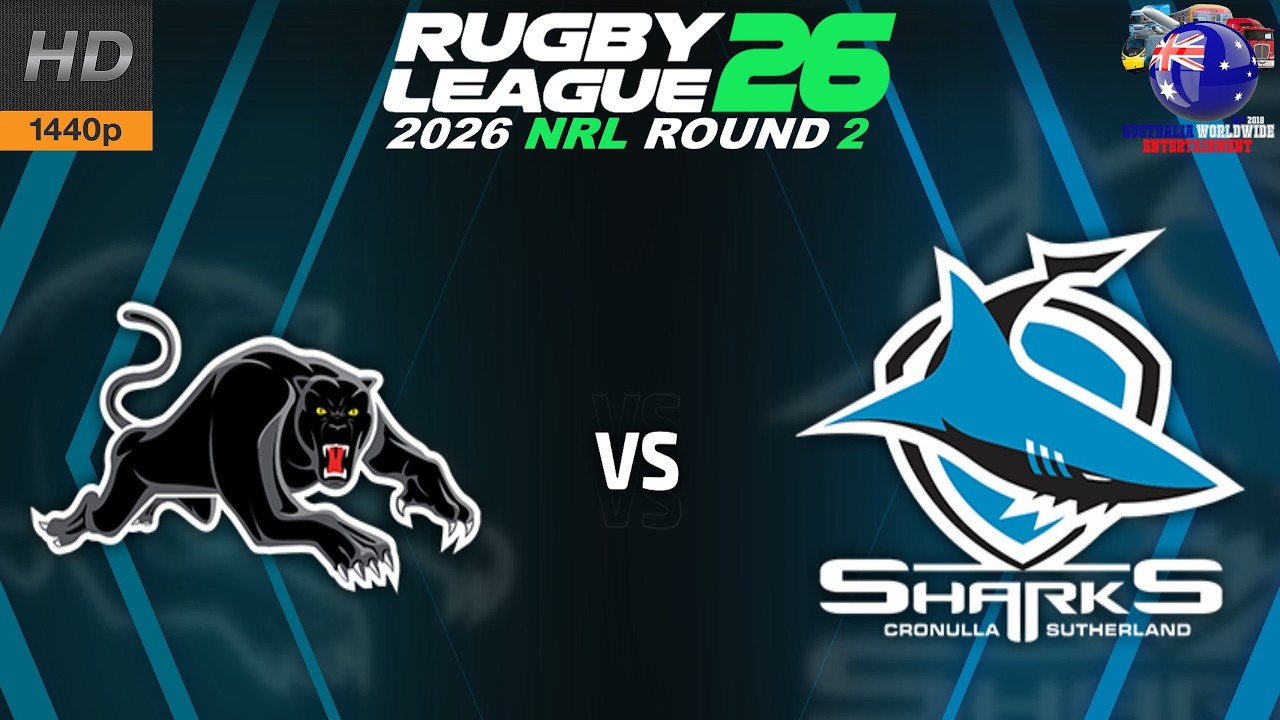 Penrith Panthers против Cronulla Sharks, 2-й тур - 14.03.2026, Регби-лига 26 #rugbyleague26 #nrl