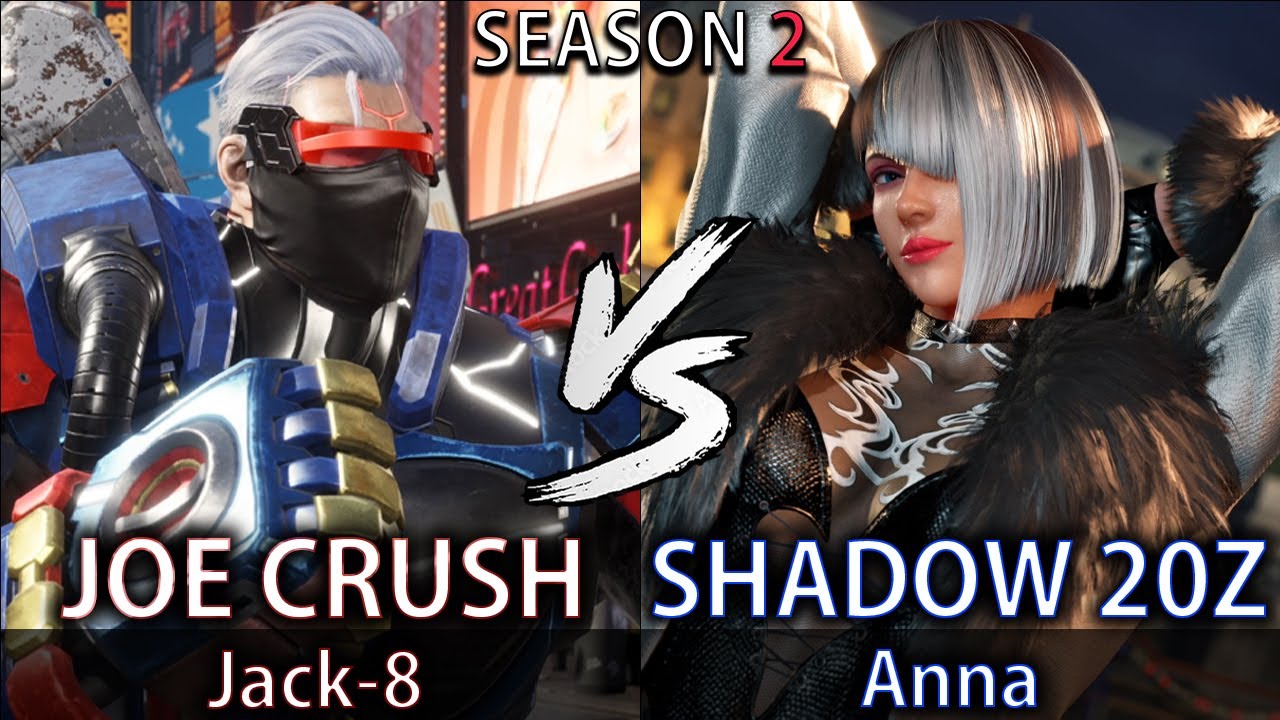JOE CRUSH (Jack-8) vs SHADOW 20Z (Anna) - [Season 2] [Tekken 8] (REPLAY)