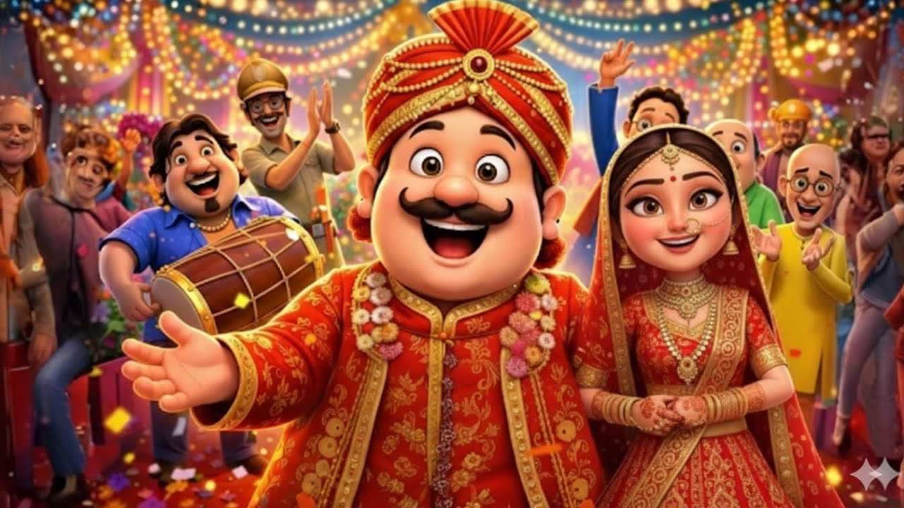 Motu Ki Barat | Kids Hindi | Hindi Cartoon Video | Motu Patlu | Hindi Rhymes Part 2 #nurseryrhymes