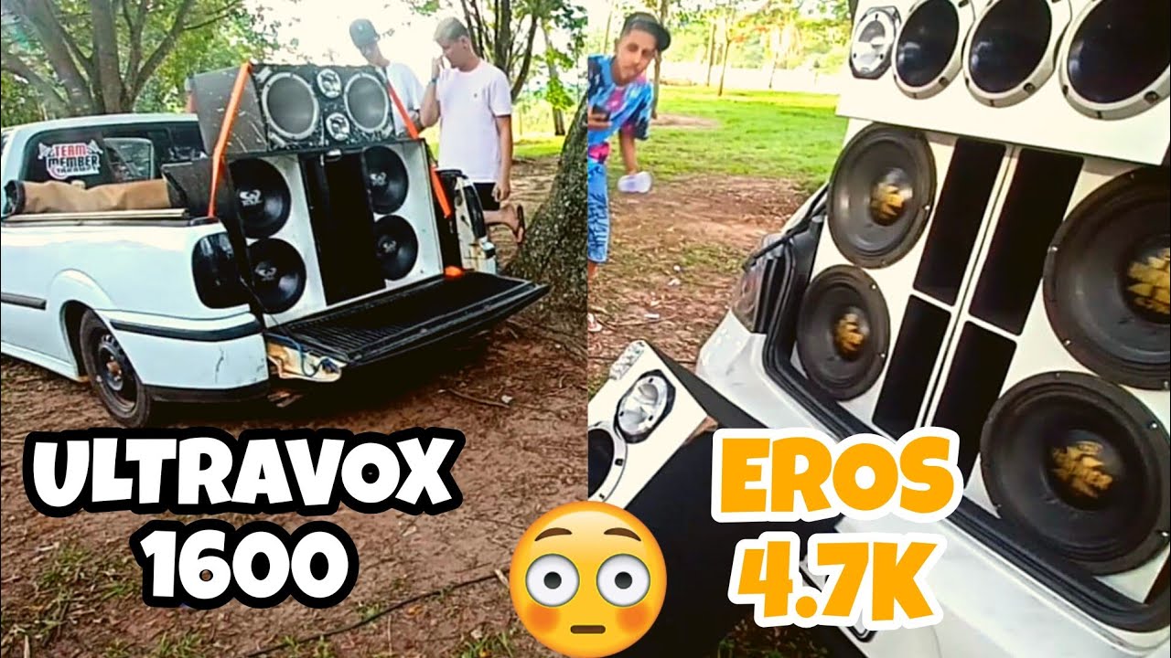 EROS HAMER 4.7K VS ULTRAVOX 1600 - RACHA TERMINOU COM FALANTES QUEIMADOS! 🔥