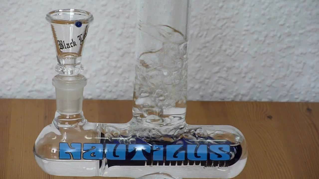 Black Leaf Nautilus 32cm inline Percolator Bong