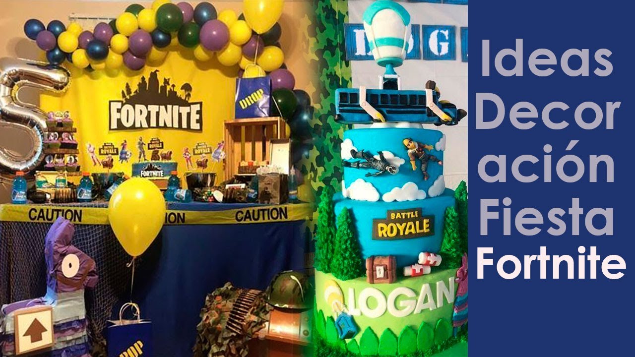 Decoración de Fiesta Fortnite
