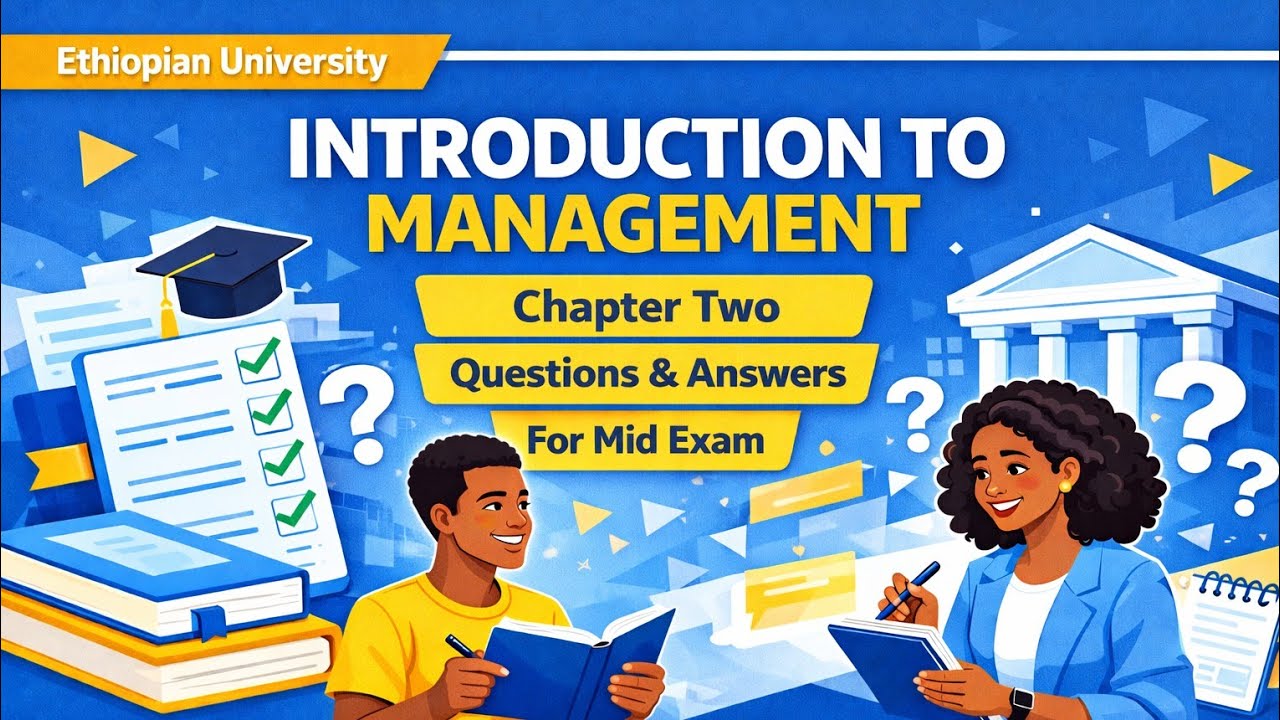 Introduction to management chapter two questions with answers for mid exam with explanation 