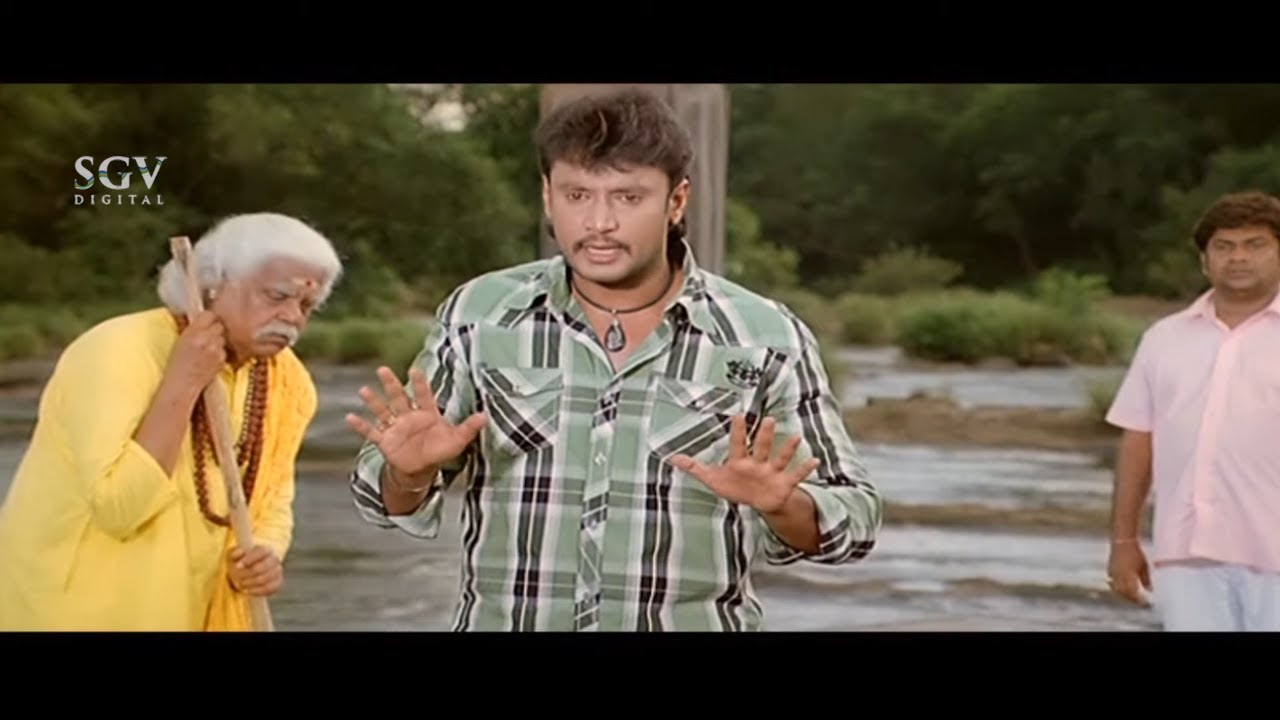 Sharath Kumar Sacrifice Life to Save Darshan | Saarathi Kannada Movie Scene | Sharath Lohithashwa