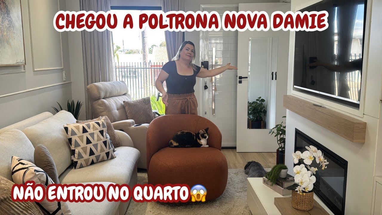 Vlog - Chegou a nossa nova poltrona da Damie a Moon , nada é fácil 😱