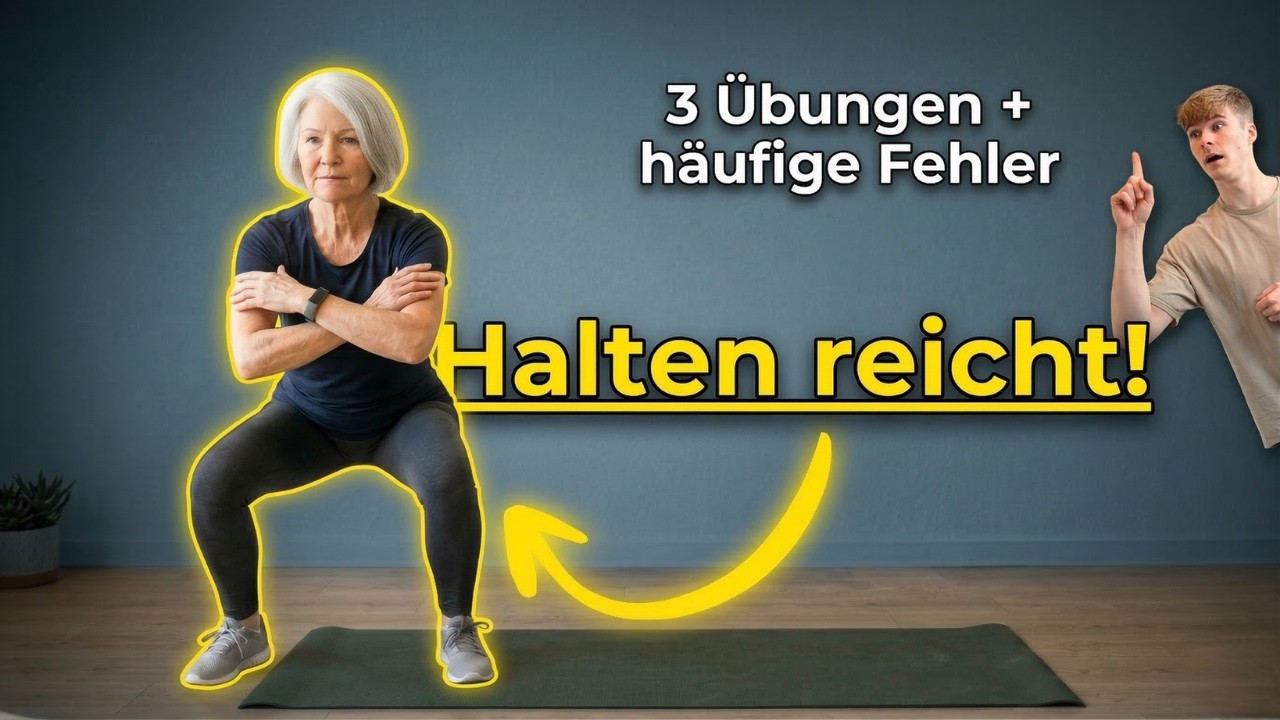 3 unterschätzte Halteübungen für stärkere Beine ab 60