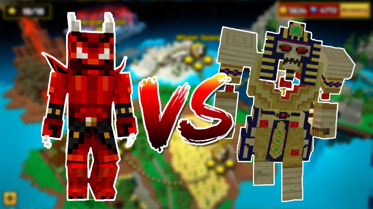 Pixel Gun 3D — кампания «Демонический камень против всех боссов»