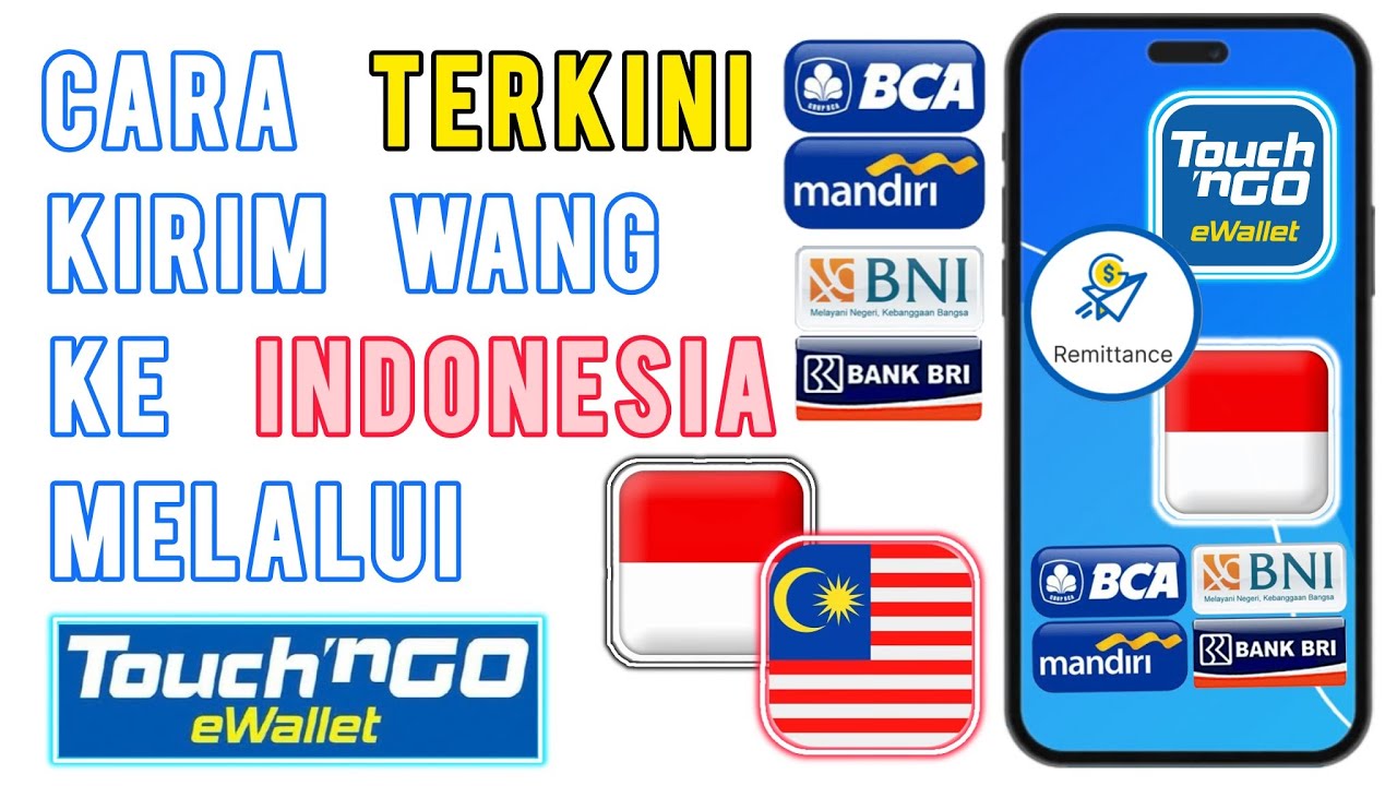 Cara Kirim Wang Ke Indonesia Guna TnG EWallet