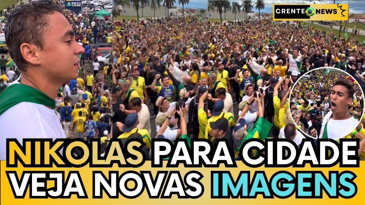 🚨🇧🇷 HISTÓRICO! GOIÁS PARA PARA RECEBER NIKOLAS FERREIRA: 6º DIA DA CAMINHADA POR JUSTIÇA E LIBERDADE